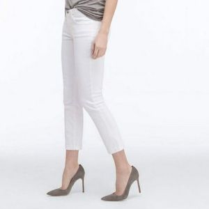 ADRIANO GOLDSCHMIED “THE STILT ROLL UP” Cigarette Roll-Up. Size 31R. White EUC